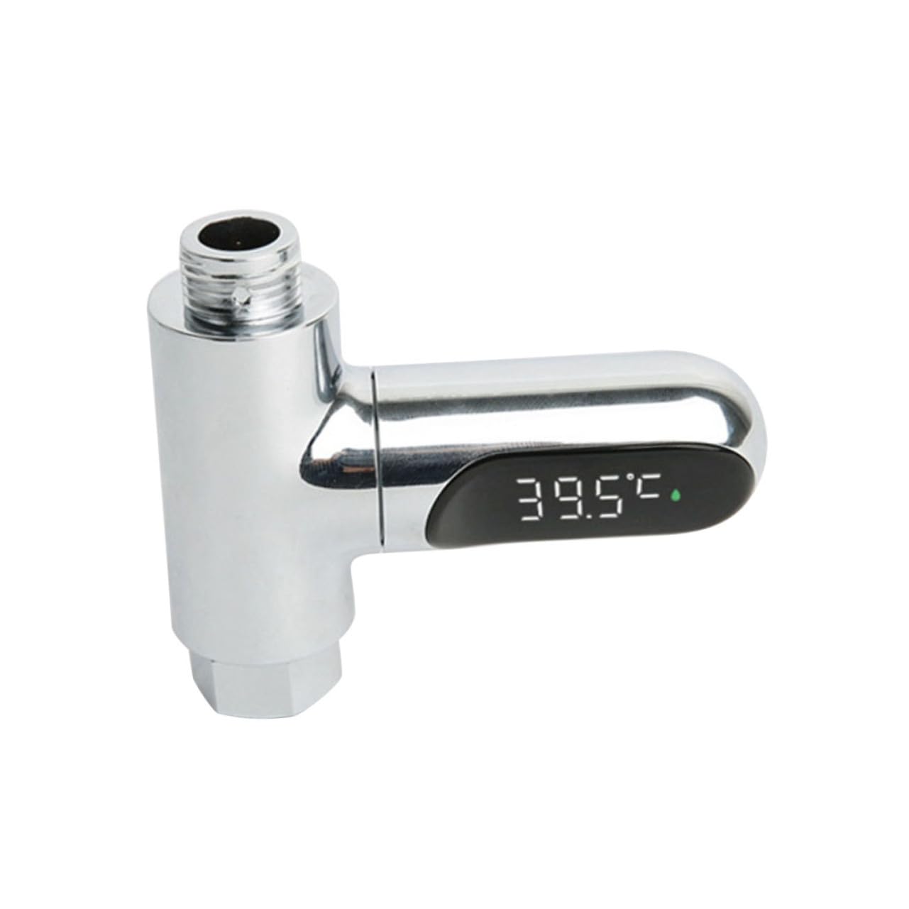 LED Duschwassertemperaturmesser mit Drehbarem Display Batteriefrei durch Hoher Messgenauigkeit Schnellem Einbau Sicherem Material für Babybad und Badewanne Messbereich