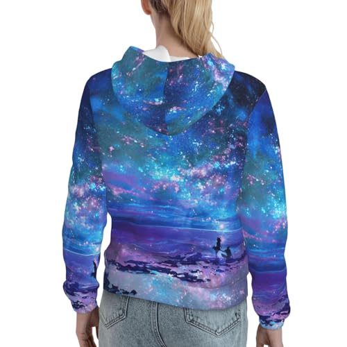 Sweat à capuche aurore boréale de qualité supérieure avec imprimé vibrant - 4