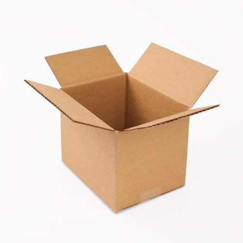 Pratt PRA0017 100% Recycled Corrugated Cardboard Box, 8" Length x 6" Width x 6" Height, Kraft