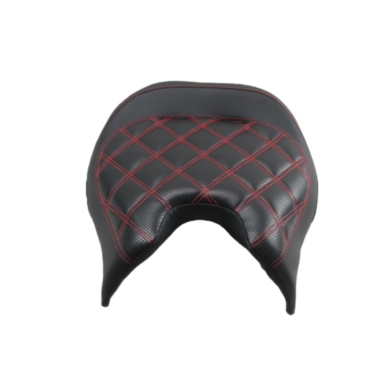 Siège de moto en cuir noir rhomboïde confortable pour Can-Am Ryker 600 900 Sport Rally Edition Sport 19-24