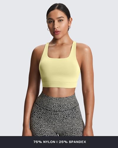 Image of Aoxjox Women's Workout Sports Bras High Impact Fitness Training Gym Khloe Bra Yoga Crop Tank