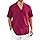 Enlision Camisas de Lino Hombre Manga Corta Verano Casual Camisa Cubana Hombre Burdeos Regular Elegante de Algodón Lino para Las Vacaciones L