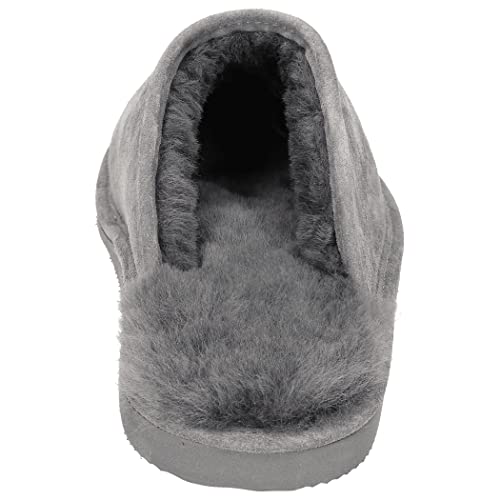 Pantoufles en peau de mouton d'hiver contre les pieds froids en cuir - 4