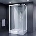 Produktbild Duschmeister Virginia Komplettdusche Fertigdusche 115 cm x 90 cm x 215 cm hoch Duschkabine Eckdusche Eckeinstieg mit vier Wänden rundum geschlossen Dusche komplett