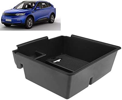 OTOTEC Auto Front Central Armrest Receiving Tray Console Storage Box for Ranger 11-18 Glove Tray Holder with 2 Anti Slip Mat