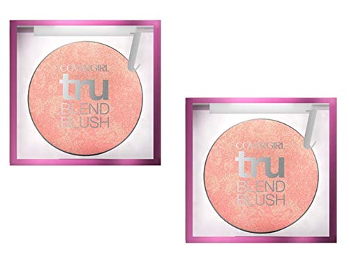 Pack of 2 CoverGirl tru blend Blush, Light Rose 100