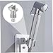 POPETPOP Adjustable Shower Arm Bracket Mount Wall Mount Holder for Handheld Shower Heads Easy Tool Installation Compatible with All Brands Finish