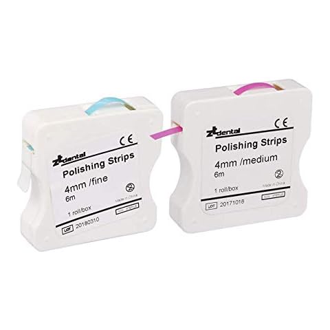 2PCS Dental Polishing Strip 4mm Resin Tooth Interdental Sanding Grinding Whitening Teeth Surface Dentistry Lab Supplie Cover