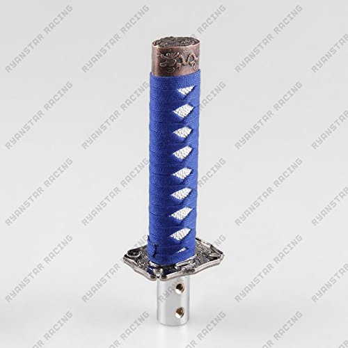 RYANSTAR Universal JDM Samurai Sword Shift Knob Shifter Katana Metal Weighted Sport With 12mm