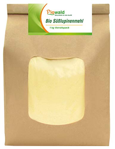 Piowald BIO Süsslupinenmehl - 1 kg Vorratspack