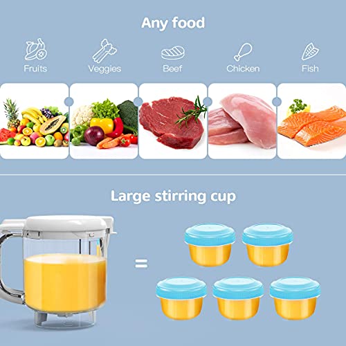 Alobeby Baby Food Processor Maker Steamer And Blender thumb #2