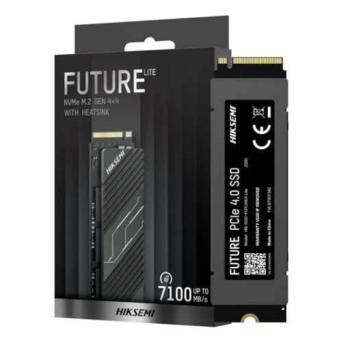 Ssd 1024GB M.2 2280 de 1 TB Funciona com PlayStation 5 Notebook PC Servidor SSd Interno leitura de até 7000 MB/s e escrita de 6000 MB/s Gamer High-end Hiksemi Futurex Lite