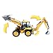 DDLONGDD All-Metal Backhoe Loader Model 1:50 Die Cast Scale - Highly Detailed Construction Toy, Perfect for Collectors and Display, Durable Alloy Material, Ideal Gift