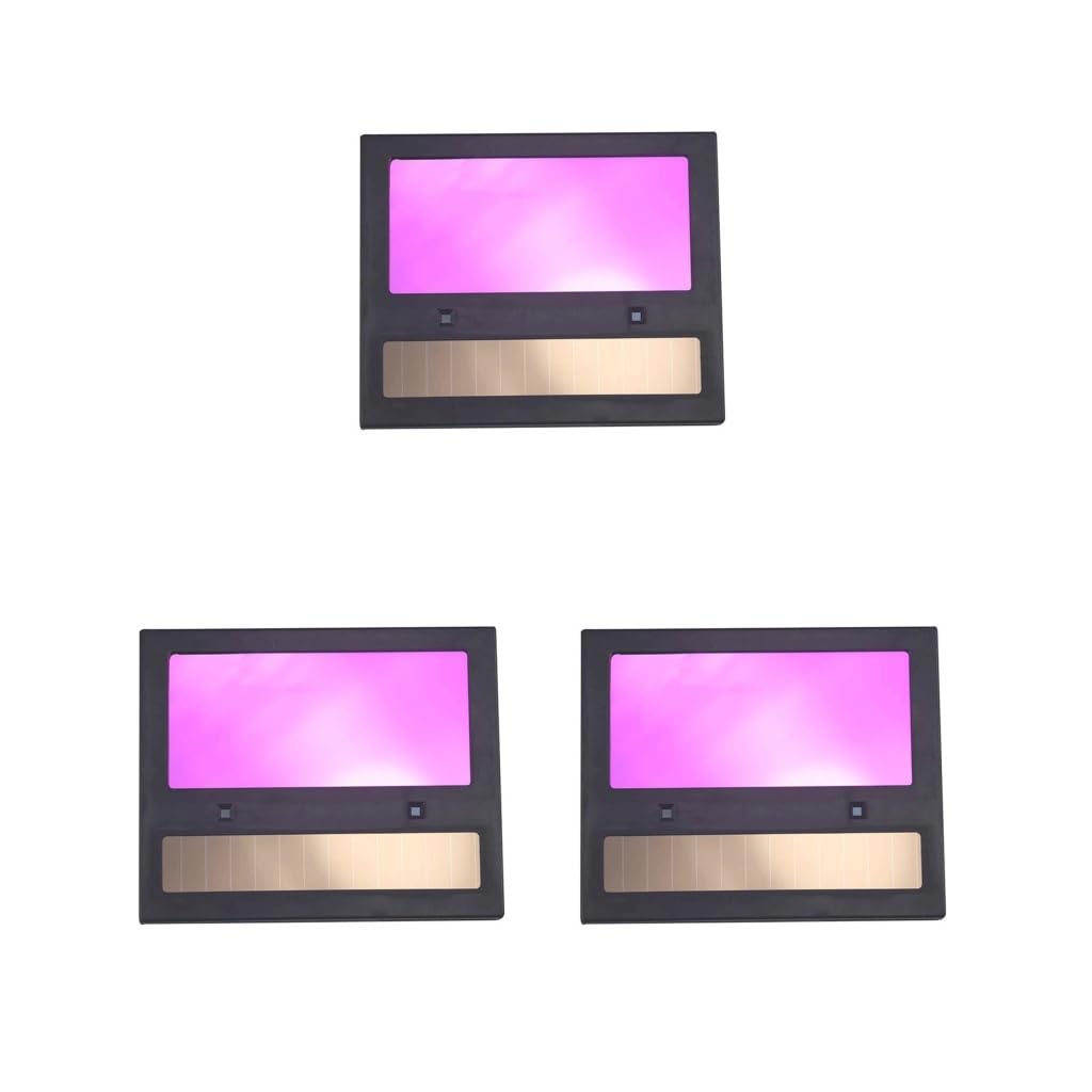 Lente de soldadura de oscurecimiento automático, atenuación automática, pantalla de visualización grande, ajustable, gran angular, filtro de visión, campana de soldadura para soldador