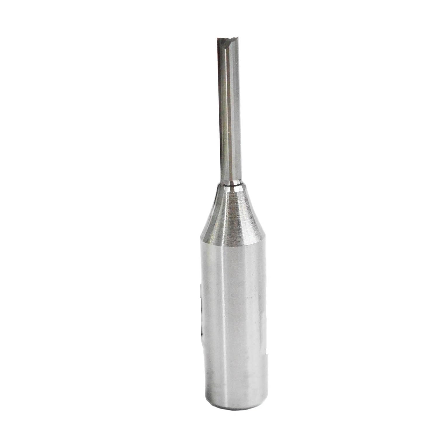 1/2 Shank CNC TCT 2 Flute Straight End Mill Woodworking Tool CNC Router Bit for MDF Plywood Chipboard Milling Cutter(10Pcs 12.7x4x30)