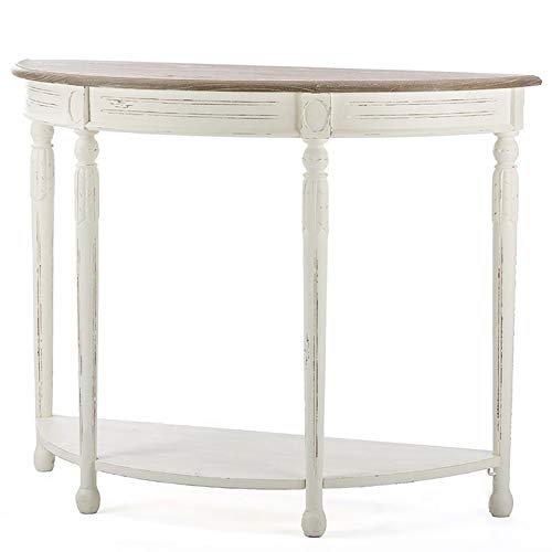 Baxton Studio Vologne Traditional Wood French Console Table, White #TOP10
