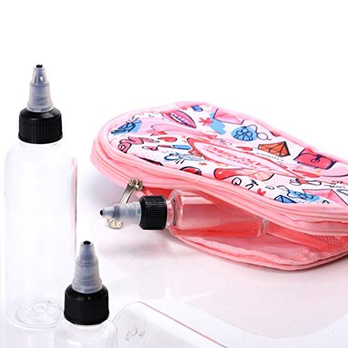 Cheeren 12Pcs 5Oz/150Ml Plastic Squeeze Dispensing Bottles With Black Twist Cap, Multi Purpose Bottle For Crafts, Art, Glue, Liquid，Kitchen,Household #TOP2