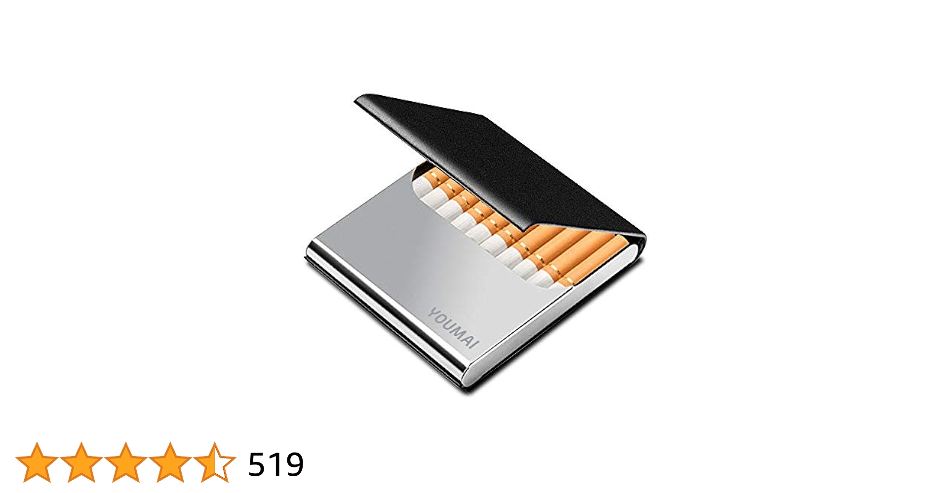 Portable Slim Leather Cigarette Case Ultrathin Lightweight