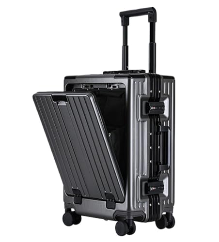 Business Travel Luggage Carry On Luggage Suitcases with Wheels Luggage with USB Charging Suitcase Checked Luggage (C 24in)