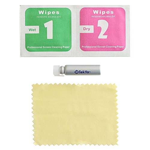 Tekya Double Advantage Universal Liquid Glass Screen Protector - $150 Screen Replacement Guarantee - For Your Phone Or Tablet - Retail Packaging #TOP4