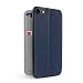 Twelve South SurfacePad for iPhone 8/7 / 6 | Slim Luxury Leather Cover + Display Stand (Midnight Blue)