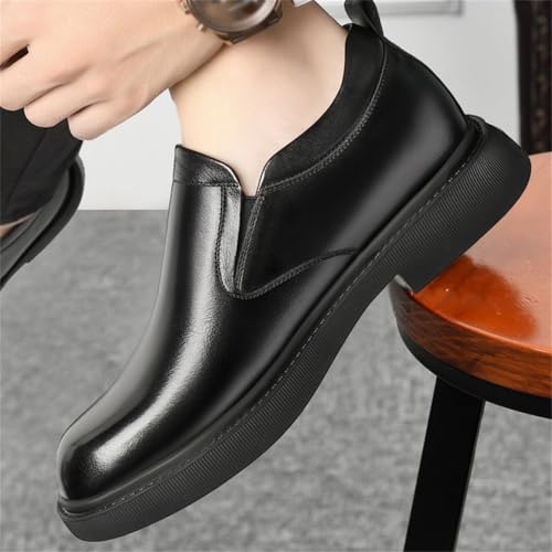 UCUZMI Men's Invisible Height Increasing Formal Loafers Fashion Dress Business Shoes Slip-Resistant Office Walking Oxfords4