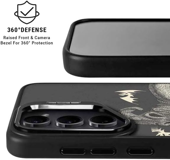 Skinit Kickstand Phone Case Compatible with Galaxy S25 Ultra - Officially Licensed Disney The Nightmare Before Christmas Bad Bad Oogie Design