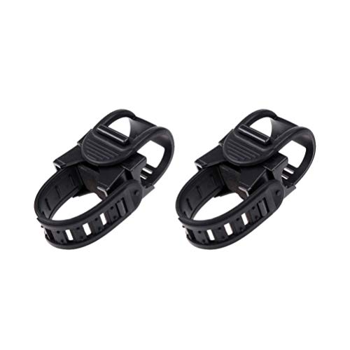 Bike Flashlight Holder Universal 2pcs 360 Degree Rotational Bike Flashlight Mount Bike Clamp Adjustable Holder Mountain Bike Flashlight Mount