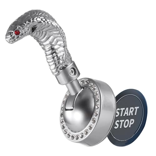 Generisch - Auto-Startknopf-Abdeckung – Auto-Startknopf-, cooles Legierungs-Schlangendesign, -Kipphebelabdeckung für LKW, Anhänger, Limousinen-Pickup, Start-Tasten-Abdeckungen