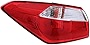 Evan-Fischer Tail Light Assembly Compatible with 2014-202016 Kia Forte Outer Halogen Driver Side