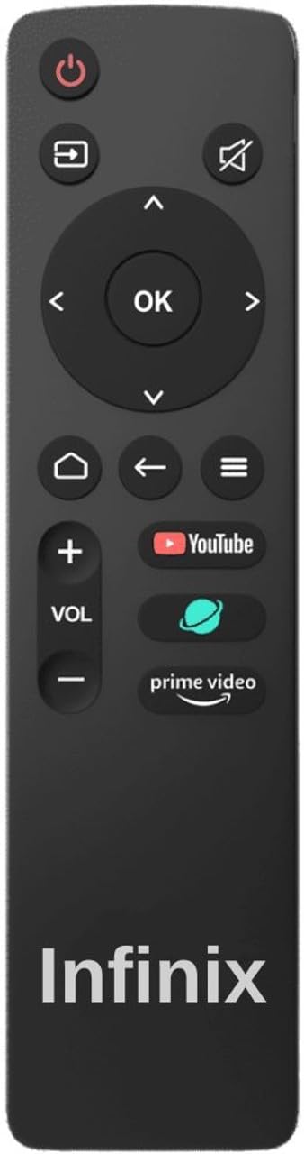 K2 Remote Compatible for Infinix Y1 32/43 Inch LED Smart TV - with YouTube & Prime Hotkeys | Original Replacement Controller | Without Voice Command-image-13