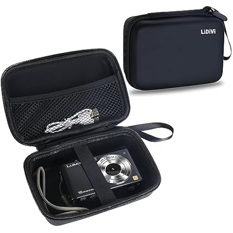 LiDiVi Digital Camera Case for Travel, Portable Bags for Cameras, AbergBest 21 Mega Pixels 2.7" LCD Rechargeable HD/Kodak Pixpro/Canon PowerShot ELPH 180/190 / Sony DSCW800 / DSCW830 Cameras Cover