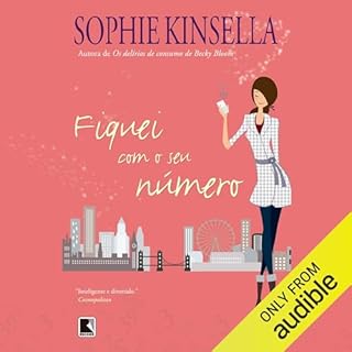 Fiquei com o seu n&uacute;mero Audiolivro Por Sophie Kinsella capa