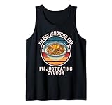 Retro Gyudon No te ignoro, solo estoy comiendo Gyudon Camiseta sin Mangas
