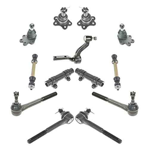 Front Suspension Ball Joints Tie Rods Set Of 13 For 88-92 Chevy Gmc K1500 K2500 #TOP11