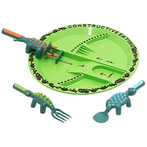 Constructive Eating Dinosaur Dinner Set for Kids Cover