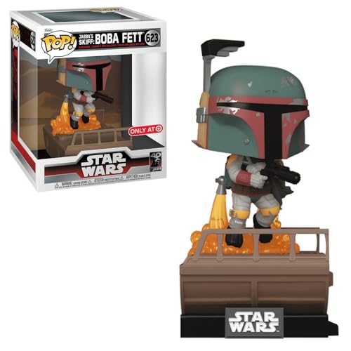 Funko Pop! Deluxe: Gwiezdne Wojny Jabba's Skiff - Boba Fett (wyłącznie w bagażu)