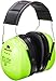 Produktbild 3M Peltor Optime III Kapselgehörschutz, Kopfbügel, Hi-Viz, SNR 35 dB, hohe Sichtbarkeit, 1 Stück, grün