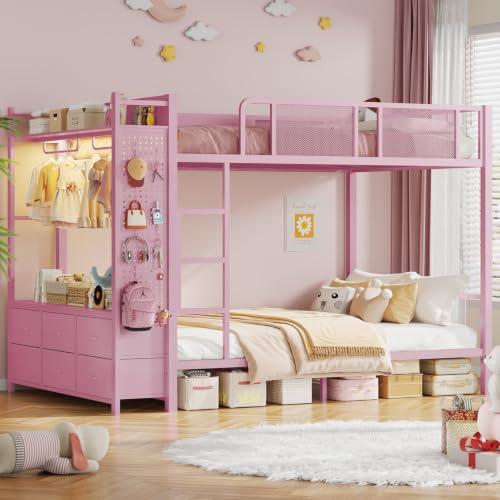 Itaar Full Over Full Metal Bunk Bed