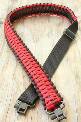 Precision hunting Adjustable Paracord Rifle Gun Sling Strap with Swivels