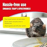 The Big Cheese Rat & Mouse Killer Grain Bait Sachet - 25g x 6 Kills Mice Pre-Measured Chew Through Sachet Difenacoum, Blue - Image 6