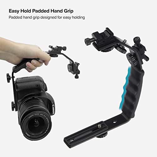 Ls Limo Studio Limostudio AGG1179 Limostudio Camera Bracket Mount Heavy Duty Photography Video L-Bracket With Standard Flash Shoe Mounts thumb #3