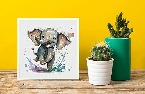 Image of Moohue Stamped Cross Stitch Kits for Adults Beginners Animal Elephant Counted Cross Stitch Kits for Adults Advanced 14 Count (Animal 12)