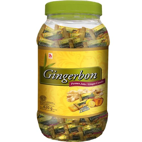 GINGERBON - Ingwer Honig Zitrone Bonbons - (1 X 620 GR)