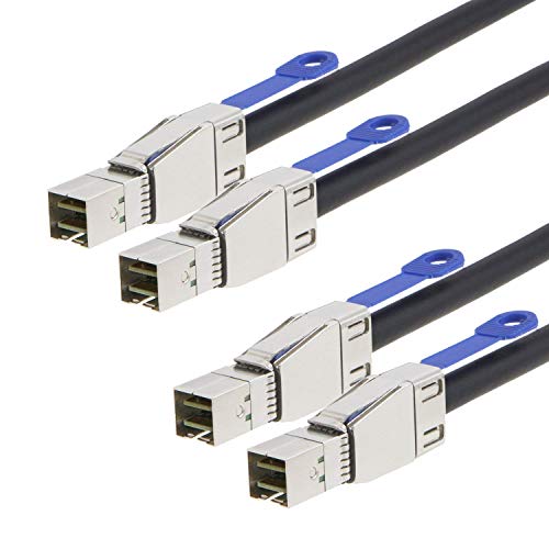 CableCreation 3.3 FT External HD Mini SAS SFF-8644 to SFF-8644 Cable, 1M Black