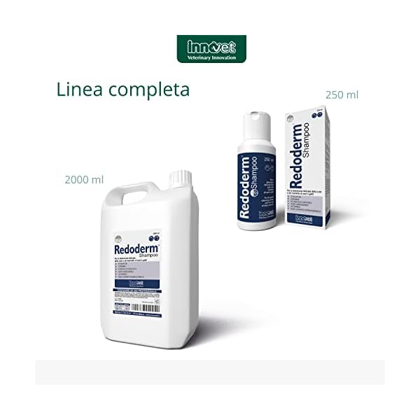 Innovet Redoderm Shampoo zur sanften Reinigung der Haut und des Fells für Hunde und Katzen - 250 ml Flasche – Bild 6