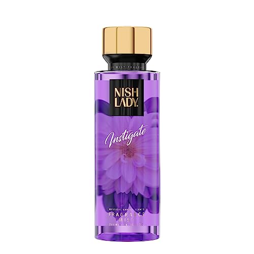 Nishlady Instigate Body Mist Spray 260 ml - Bruma Corporal Perfumada