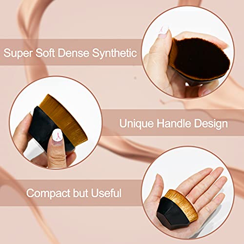 Petal-Shaped Foundation Brush, Godr7Oy Foundation Makeup Brush, Suitable For Mixed Liquid, Cream Or Flawless Powder Cosmetics, Multifunctional Makeup #TOP2