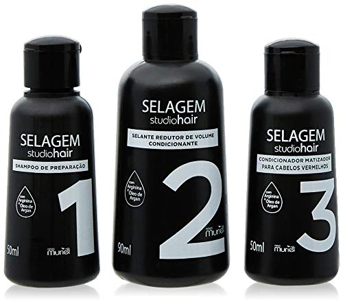 Kit Selagem Condicionante Studio Hair Cabelos Vermelhos, Muriel