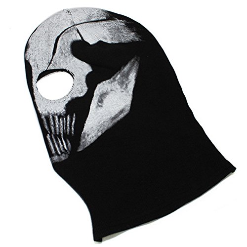 Inn Fabric Ghost Mask Balaclava Skull Hood White #TOP5